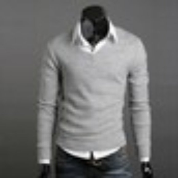 Male Sweaters Men Best Style V Neck Mens Sweaters - Picture 2 of 3